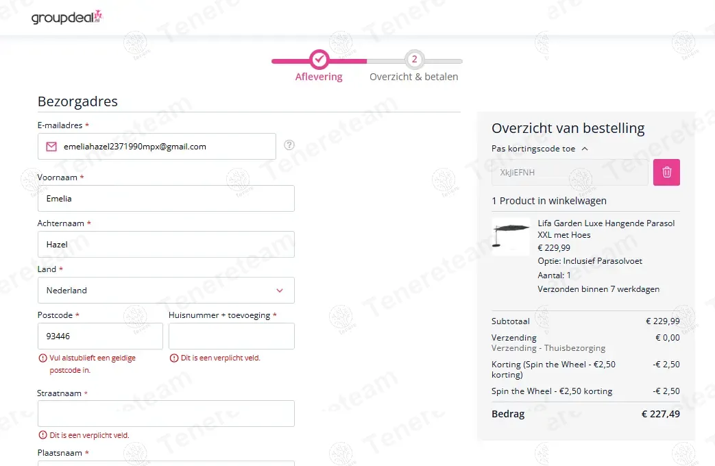 Group Deal NL coupon code: €2 off with XkJiEFNH. Tested and valid as 1 year ago.