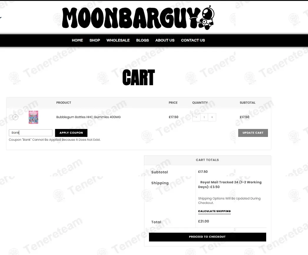 Moonbarguy coupon code: 10% off with Bank. Tested and valid as 3 months ago.