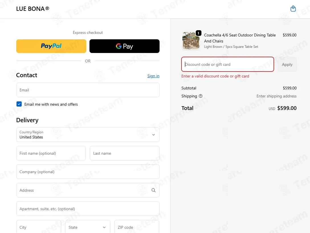 Lue Bona coupon code: 15% off with BLCM25. Tested and valid as 2 months ago.