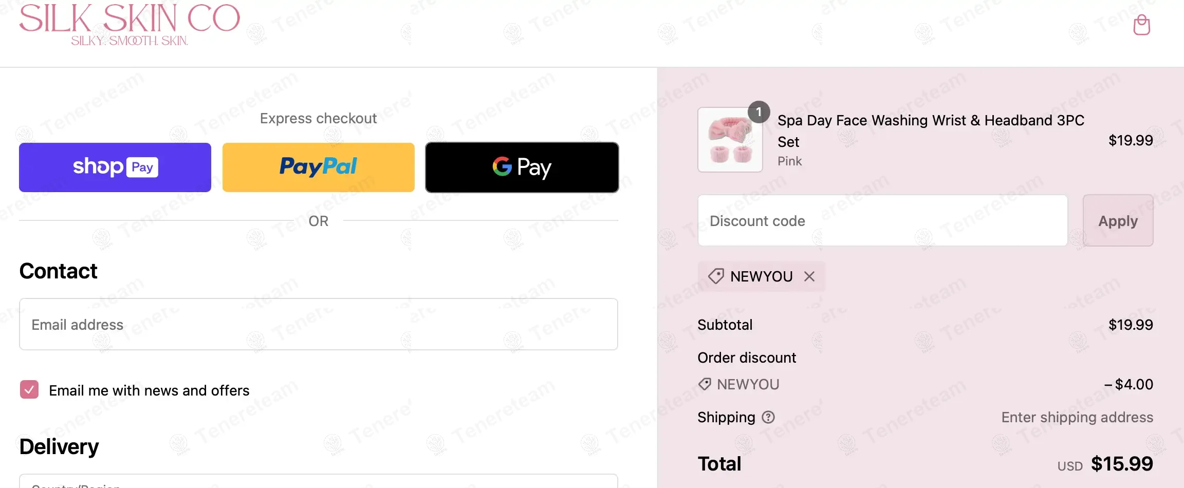 Try Silk Skin Co coupon code: 20% off with NEWYOU. Tested and valid as 1 year ago.