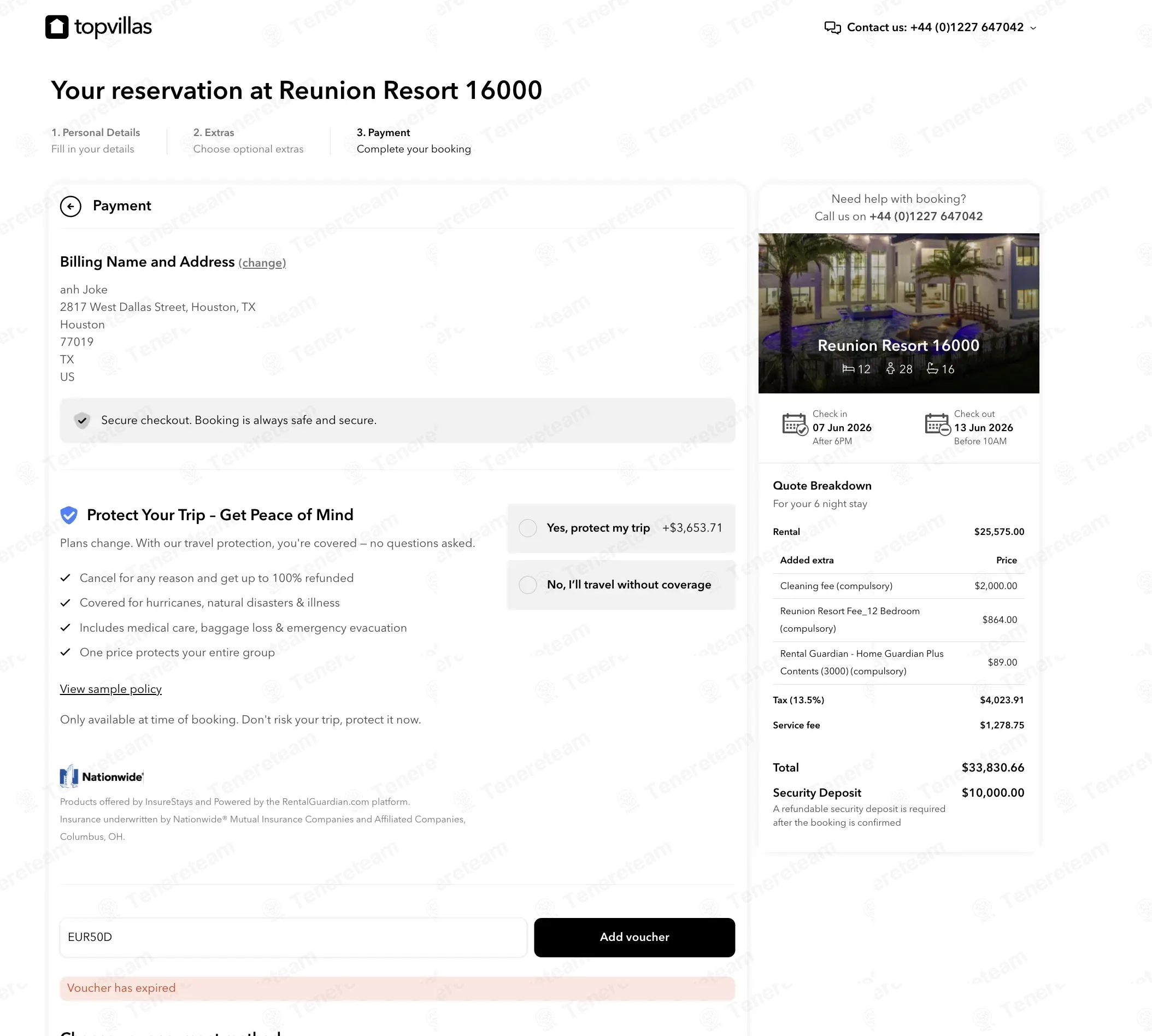 The Top Villas coupon code: $50 off with EUR50D. Tested and valid as 1 month ago.