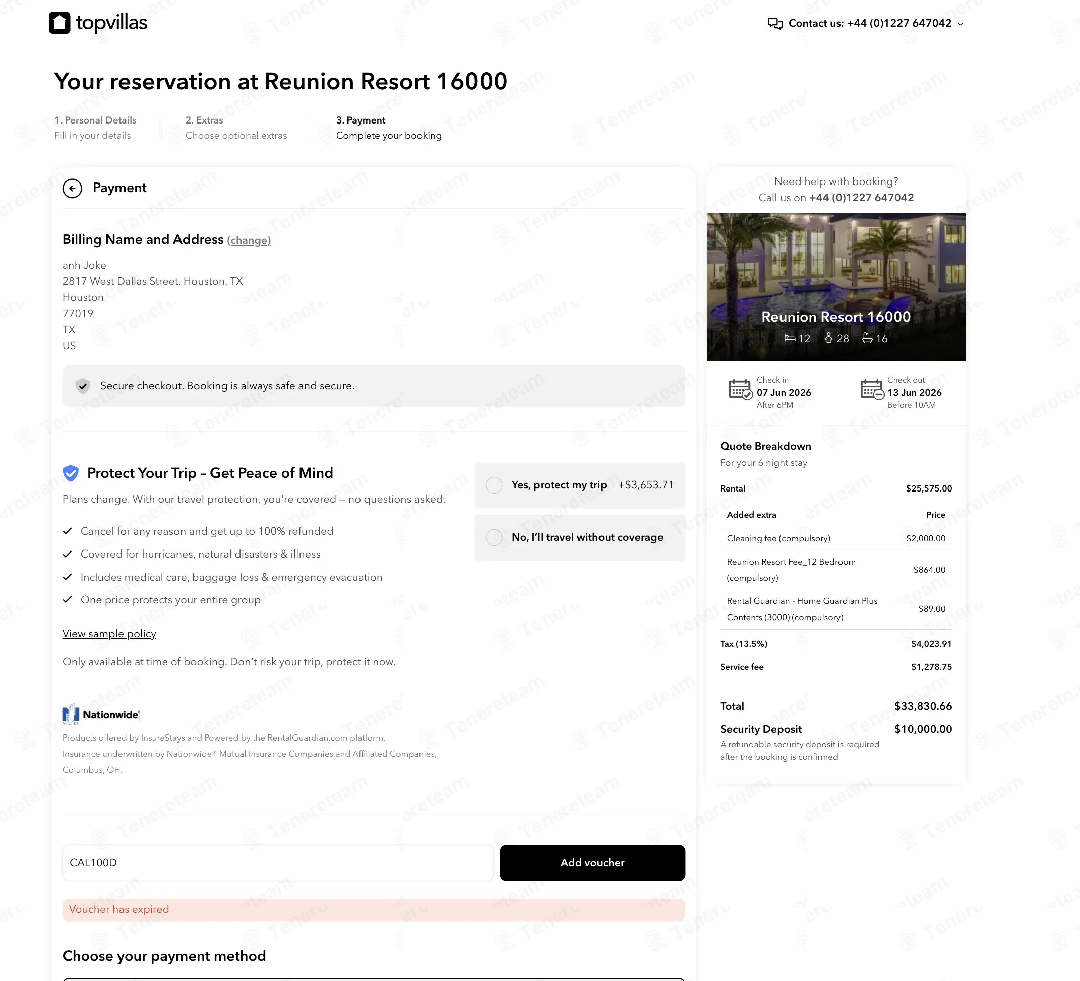 The Top Villas coupon code: $100 off with CAL100D. Tested and valid as 1 month ago.