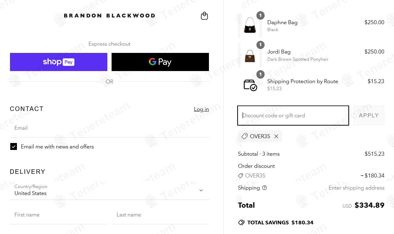 Brandon Blackwood coupon code: 35% off with OVER35. Tested and valid as 6 months ago.