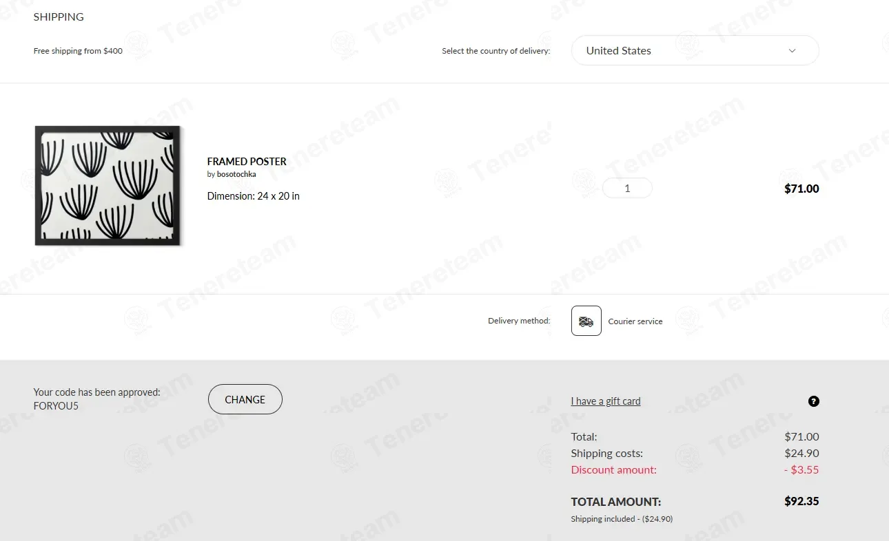 Pixers US coupon code: 5% off with FORYOU5. Tested and valid as 1 week ago.