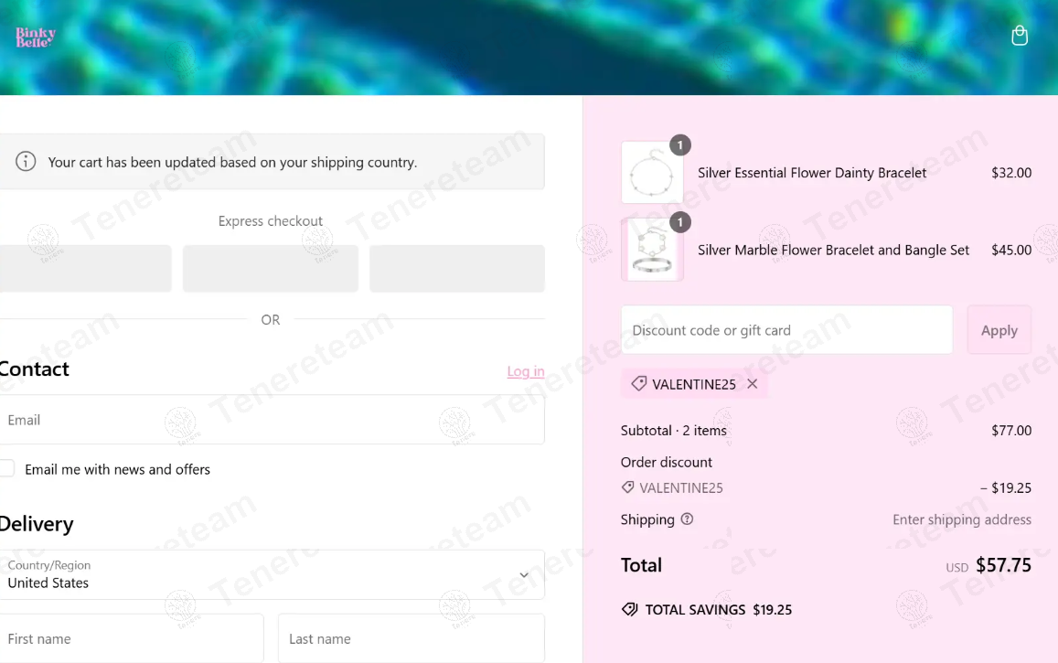 Zelle coupon code: 25% off with VALENTINE25. Tested and valid as 2 months ago.