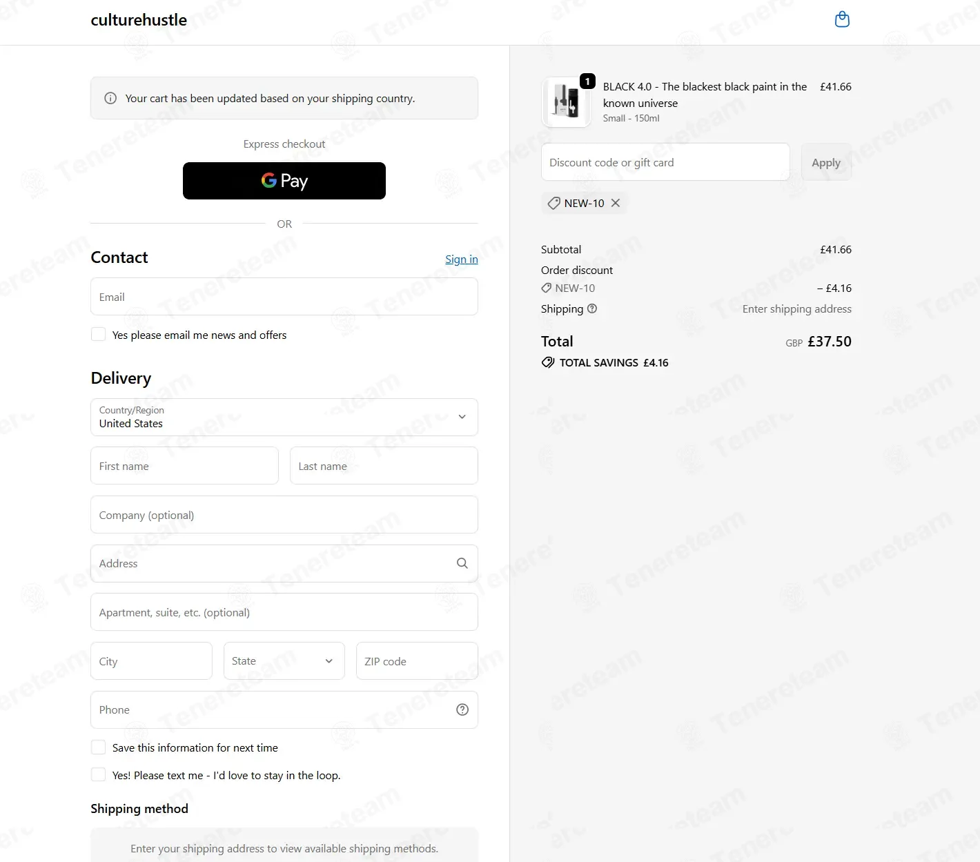Culture Hustle coupon code: 10% off with NEW-10. Tested and valid as 3 days ago.