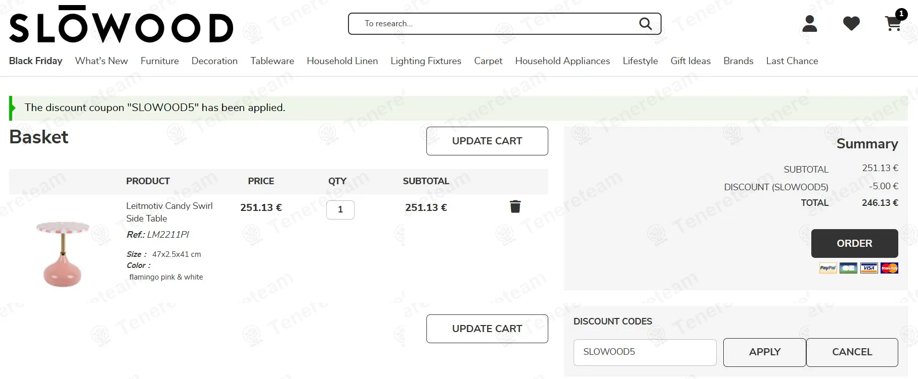 Slowood Interior FR coupon code: €5 off with SLOWOOD5. Tested and valid as 1 year ago.