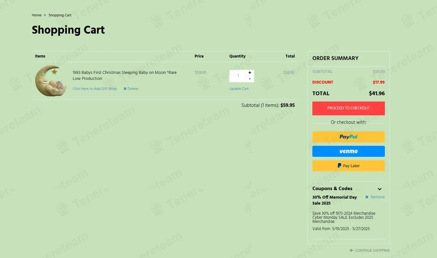 Hooked On Ornaments coupon code: 30% off with 30MEM. Tested and valid as 8 months ago.