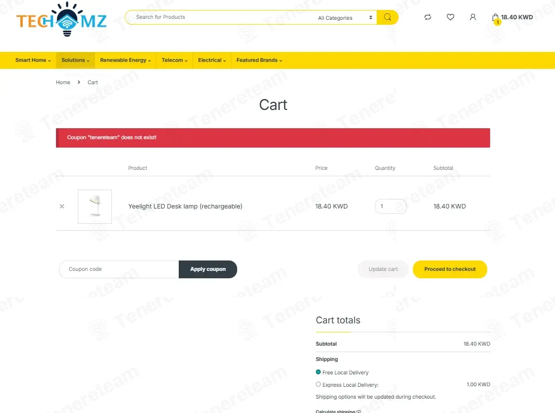 TechoMZ coupon code: 10% off with tenereteam. Tested and valid as 4 months ago.