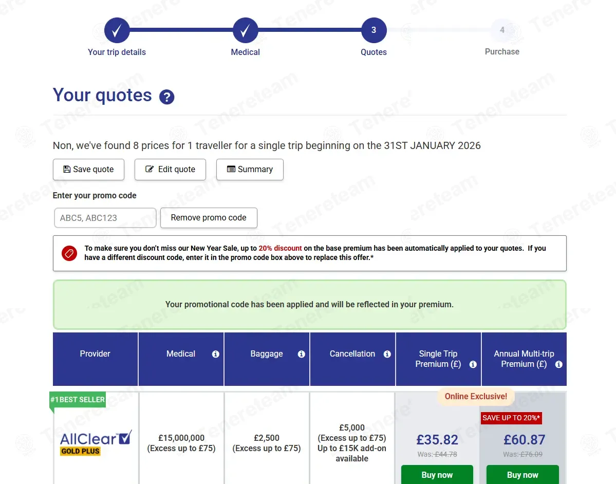 AllClear Travel coupon code: 20% off with s20. Tested and valid as 5 months ago.