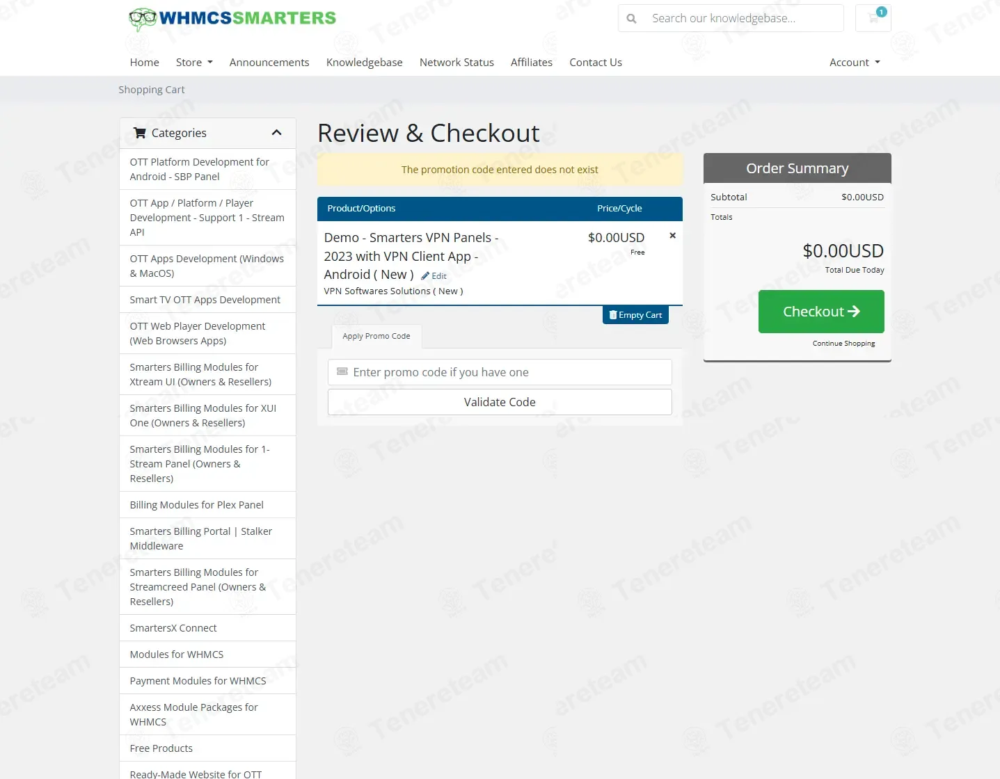 Whmcs Smarters coupon code: 30% off with diwali2025. Tested and valid as 5 months ago.