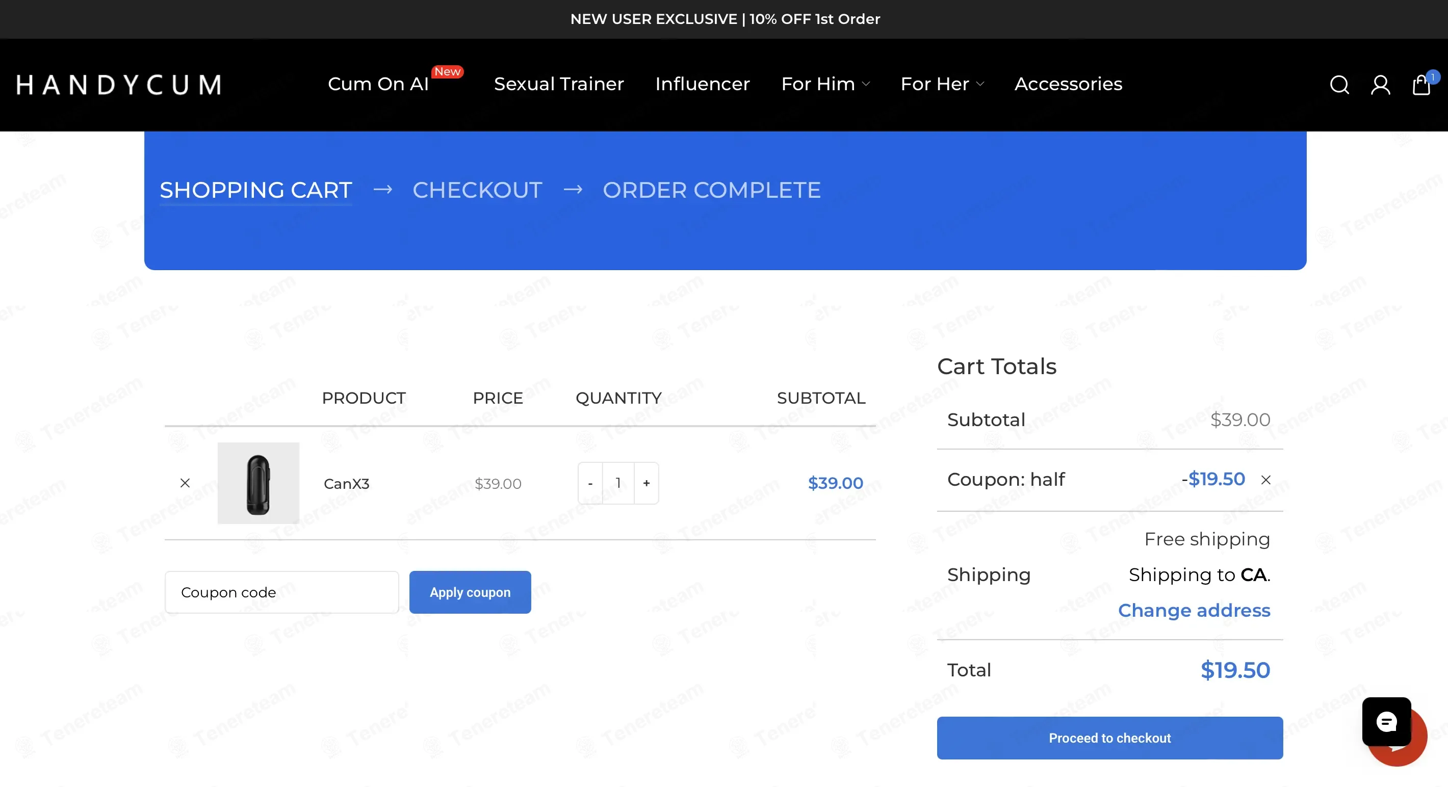Handycum coupon code re-checked and confirmed working at checkout