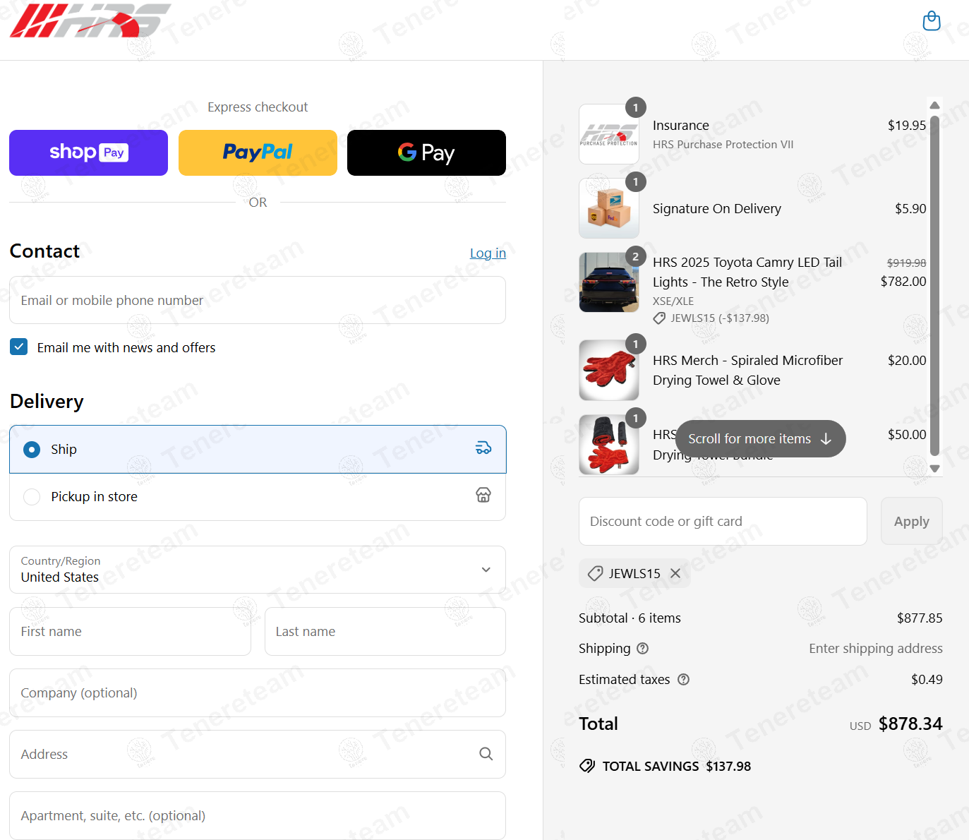 HIREV SPORTS coupon code: 15% off with JEWLS15. Tested and valid as 11 months ago.