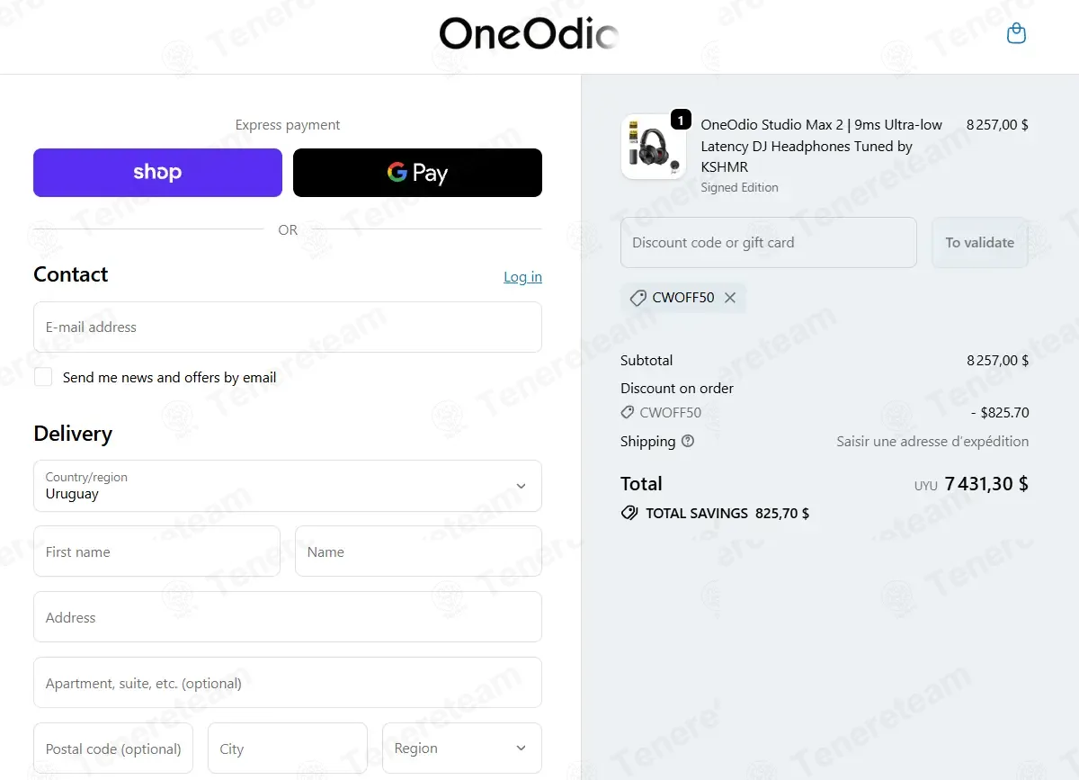 OneOdio coupon code: 10% off with CWOFF50. Tested and valid as 1 week ago.