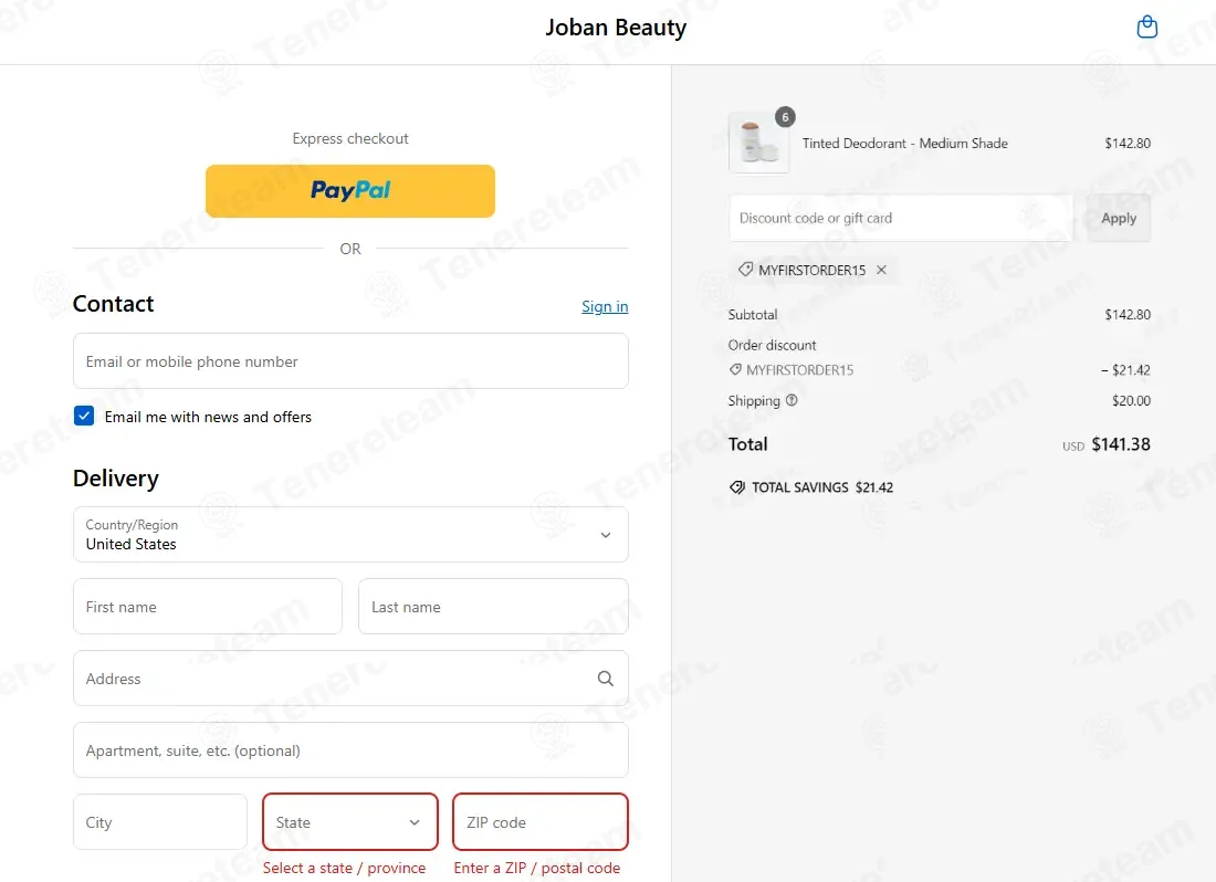 Joban Beauty coupon code: 15% off with MYFIRSTORDER15. Tested and valid as 2 months ago.