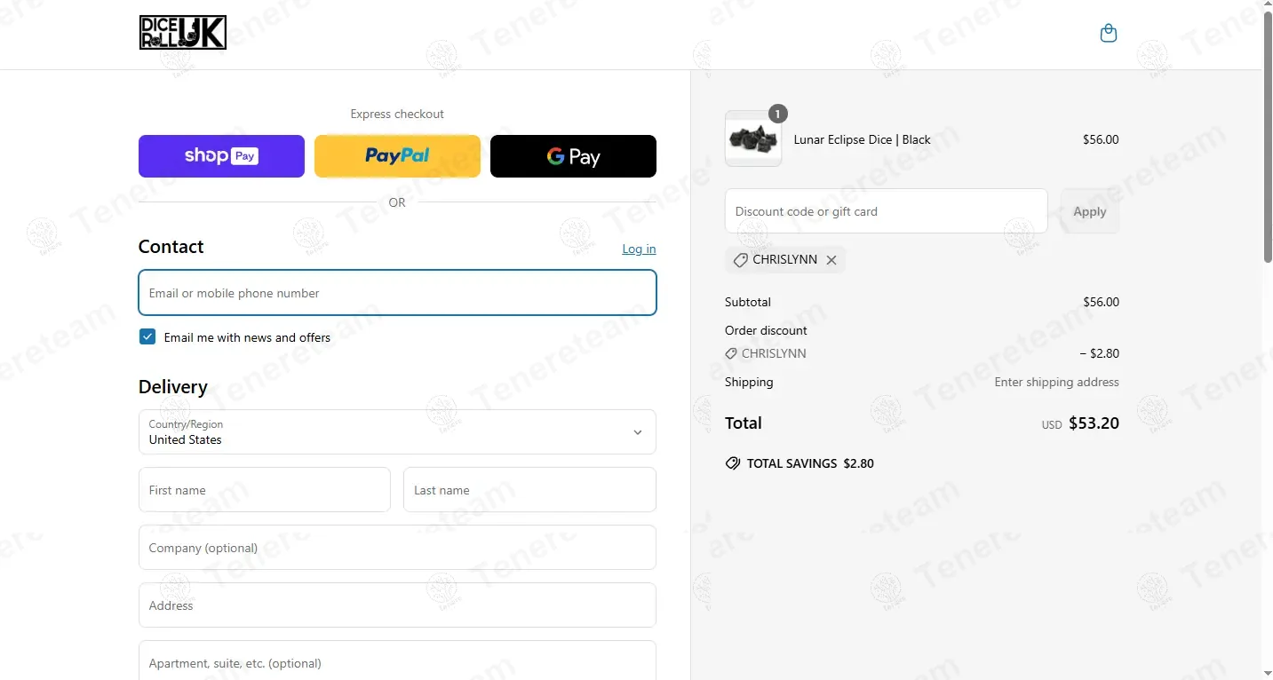 DiceRoll UK apply coupon code