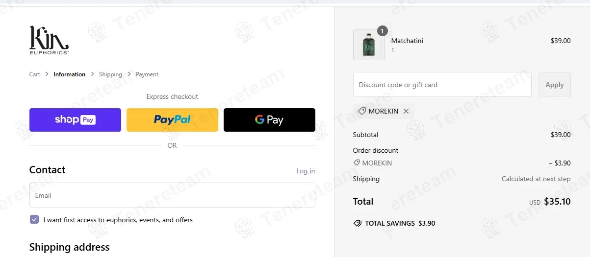 Kin Euphorics apply coupon code