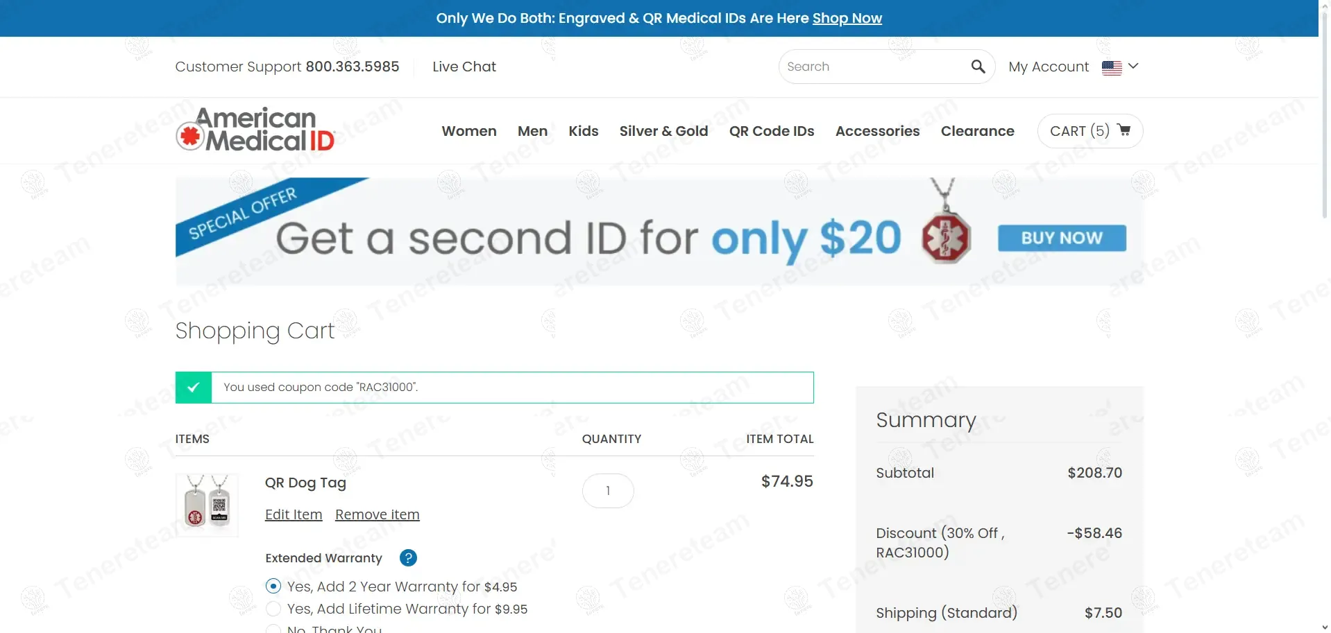 American Medical Id apply coupon code