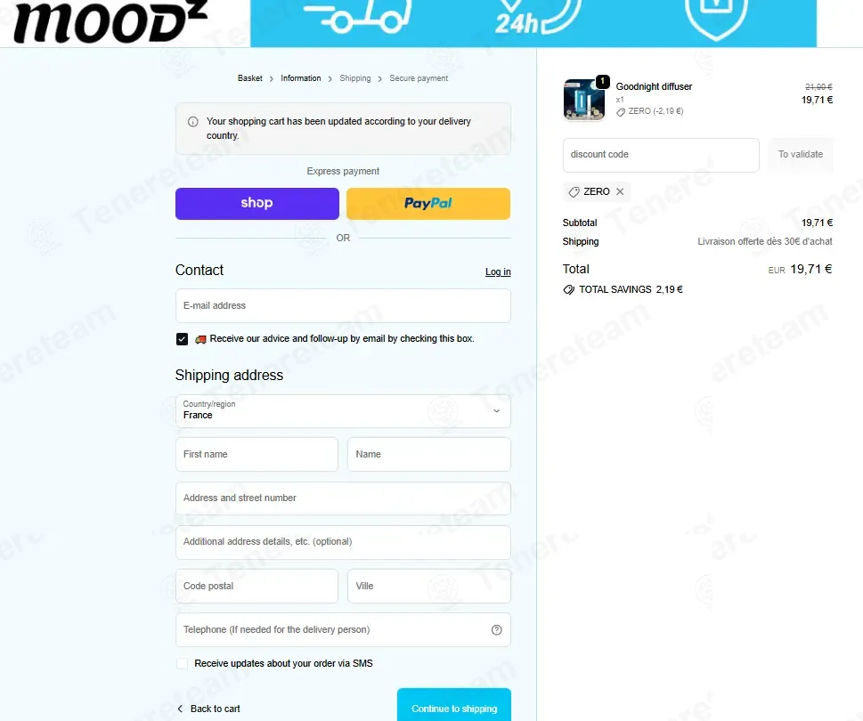 My Moodz coupon code: 10% off with ZERO. Tested and valid as 2 months ago.