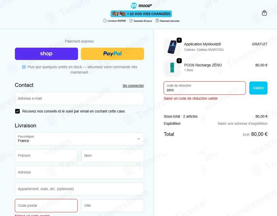 My Moodz coupon code: 10% off with ZERO. Tested and valid as 2 months ago.