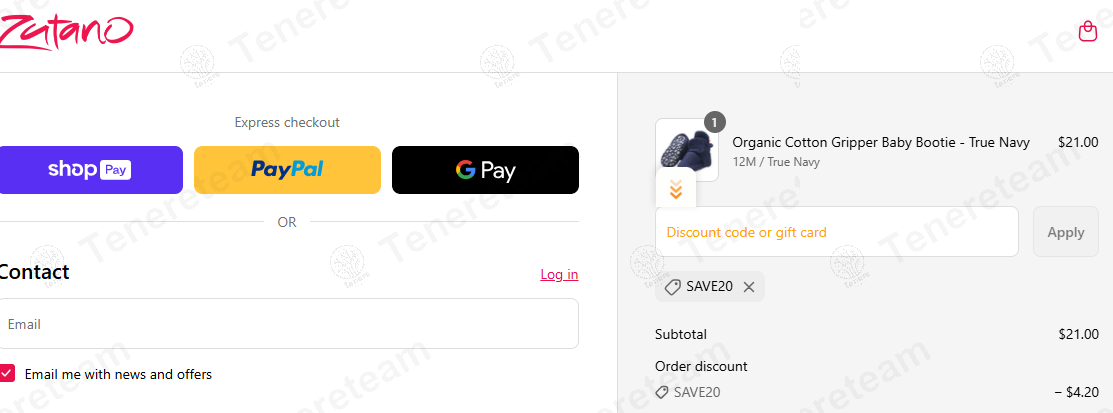 Zutano coupon code: 20% off with SAVE20. Tested and valid as 1 year ago.