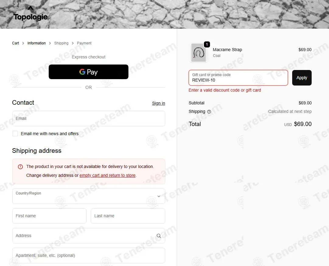Topologie coupon code: $10 off with REVIEW-10. Tested and valid as 3 months ago.