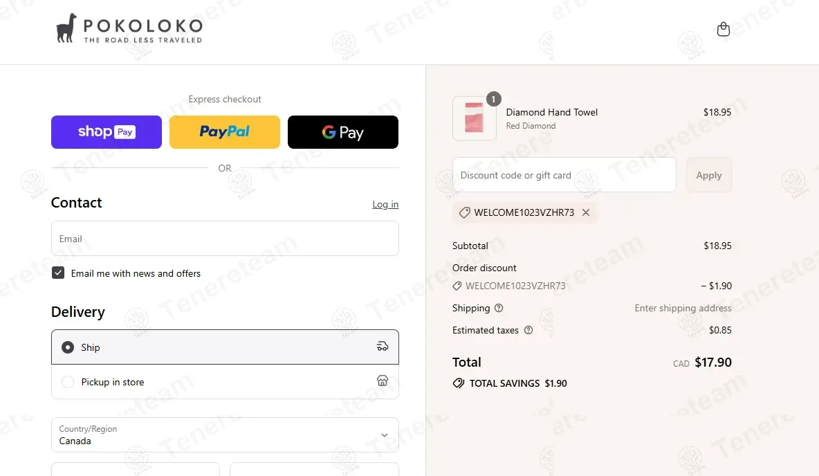 POKOLOKO coupon code: 10% off with WELCOME1023VZHR73. Tested and valid as 8 months ago.