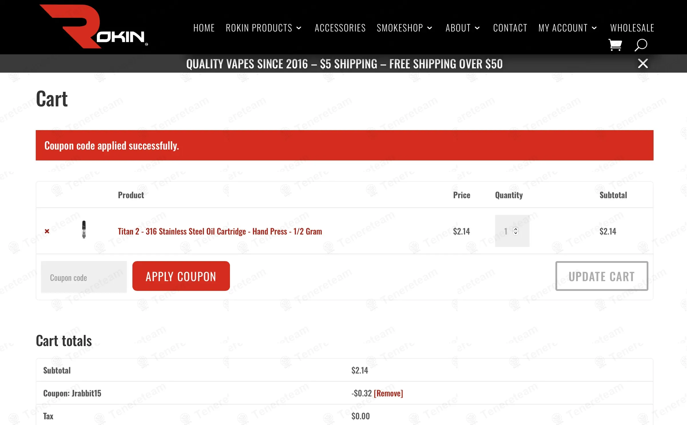70% OFF Rokin Vapes Coupon Codes