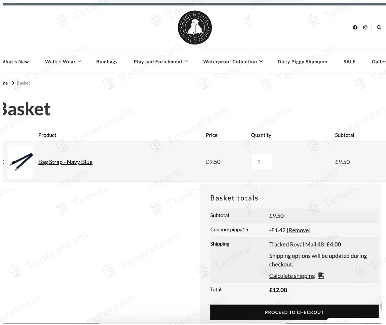 Piggy And Tutes coupon code: 15% off with pippa15. Tested and valid as 9 months ago.