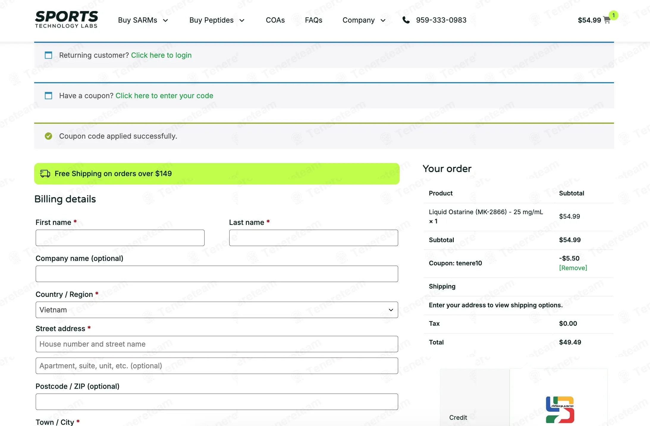 Sports Technology Labs coupon code re-checked and confirmed working at checkout