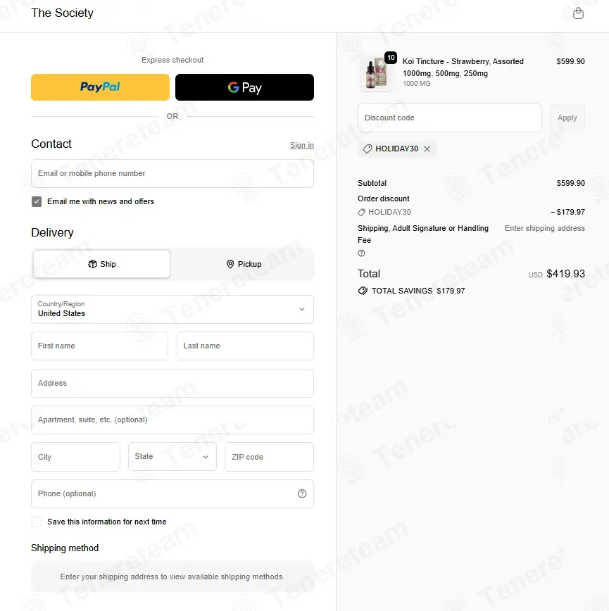 The Vape Society CBD coupon code: 30% off with Holiday30. Tested and valid as 1 month ago.