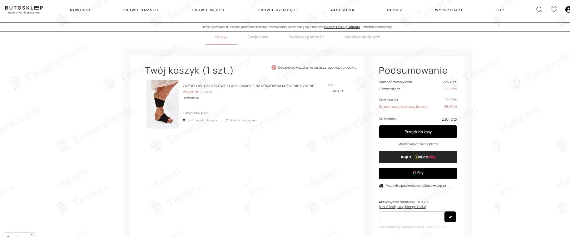 Buto Sklep PL coupon code: 20% off with HOT20. Tested and valid as 1 year ago.