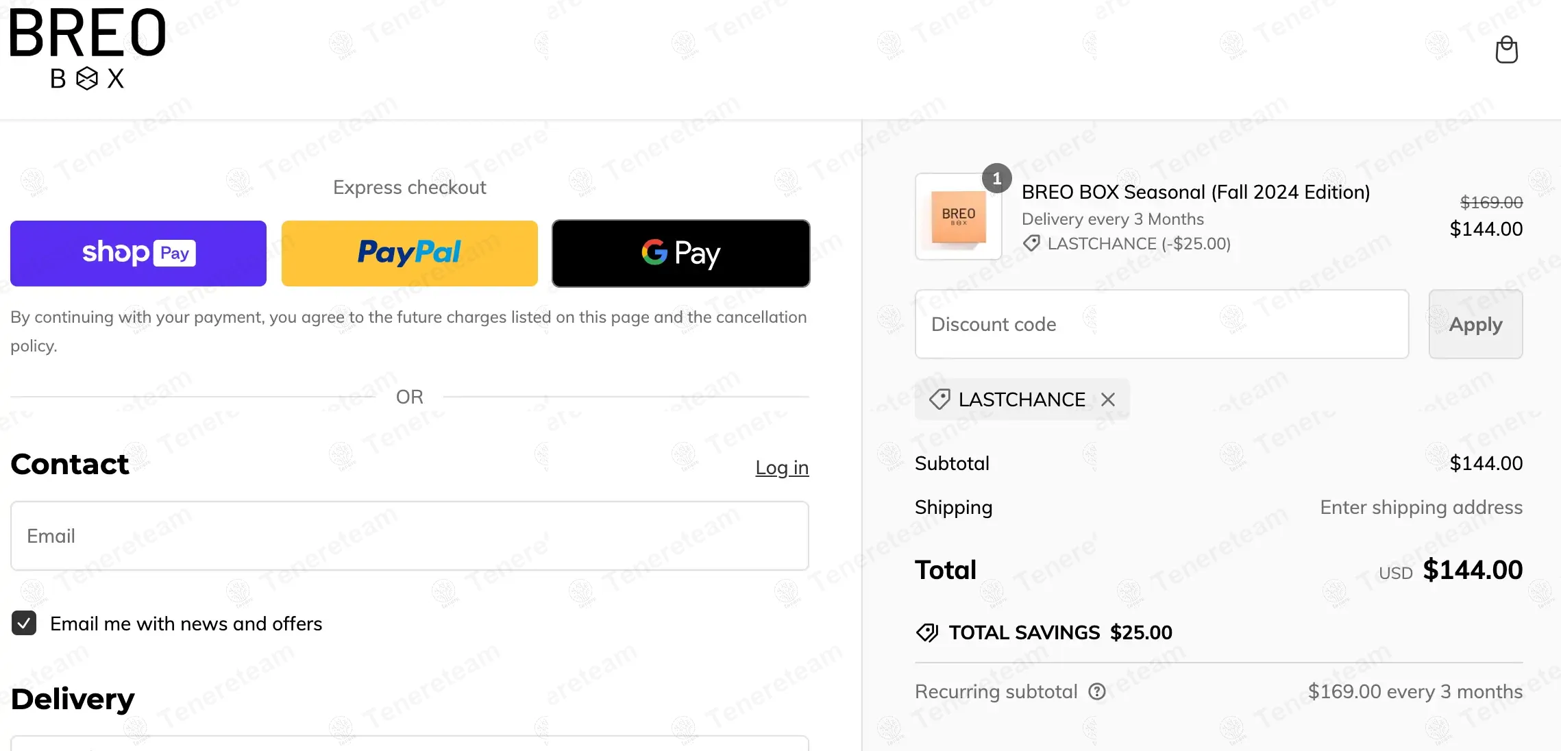 Breo Box coupon code: $25 off with LASTCHANCE. Tested and valid as 1 year ago.
