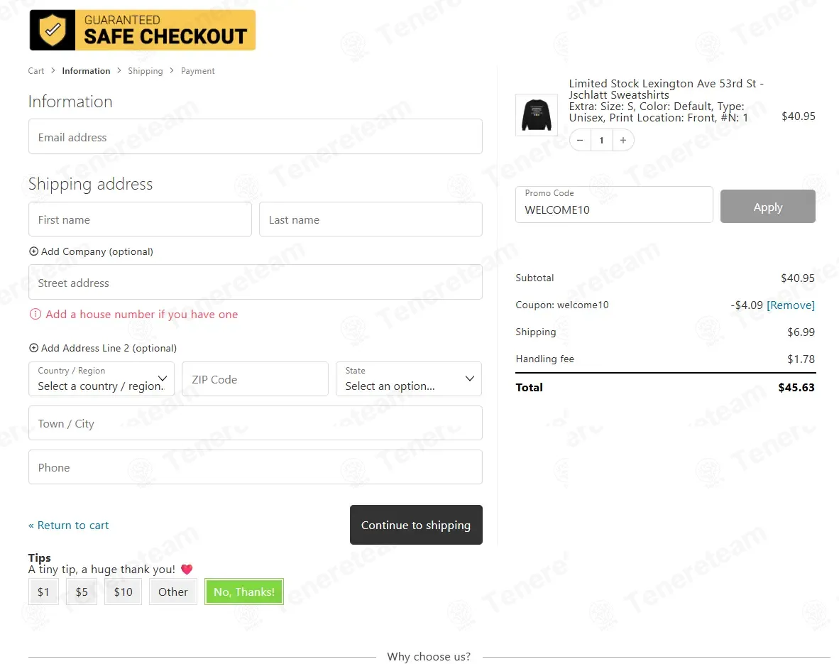 Jschlatt Shop coupon code: 10% off with WELCOME10. Tested and valid as 1 week ago.