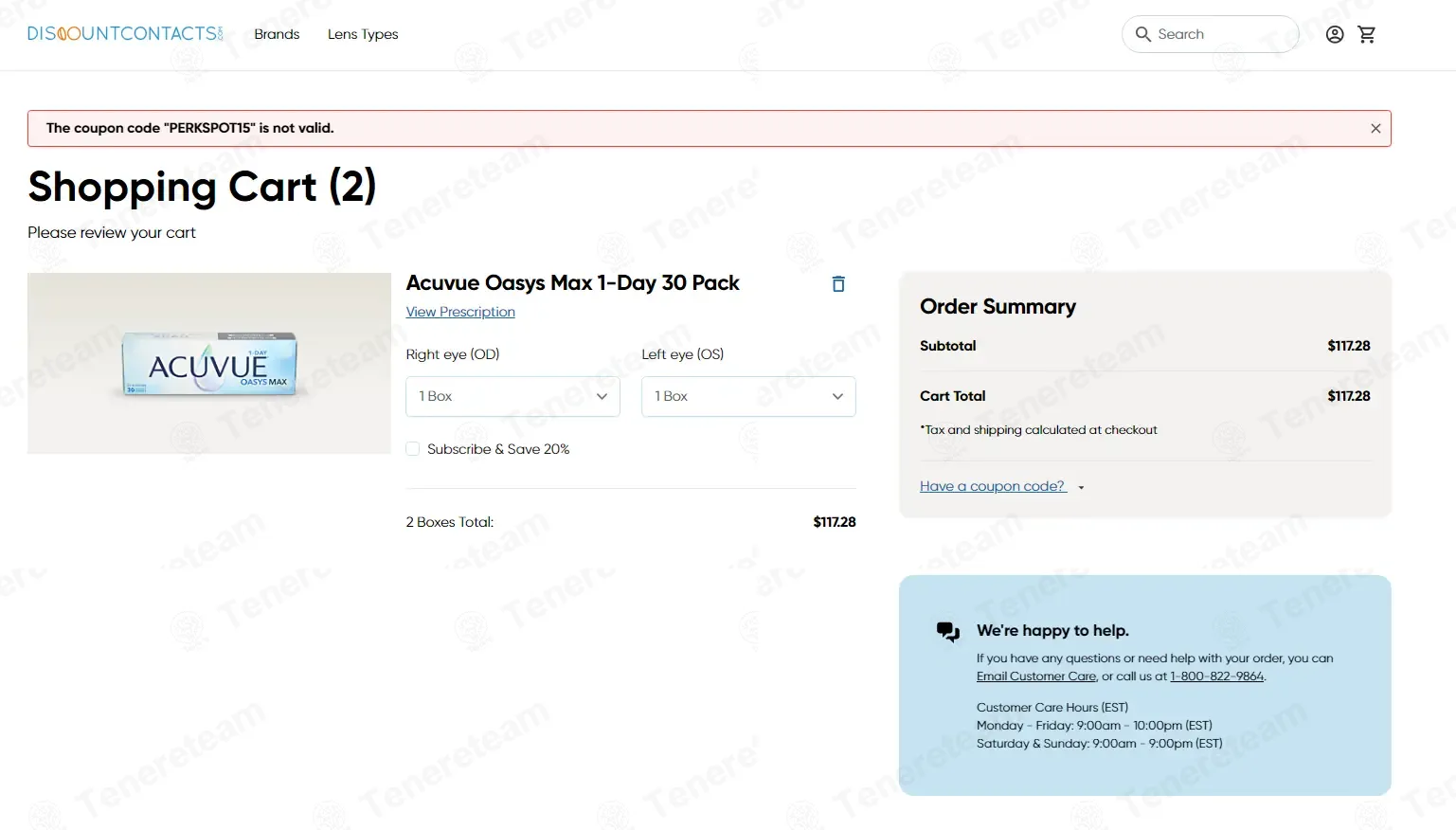 AC Lens coupon code: 15% off with PERKSPOT15. Tested and valid as 4 months ago.