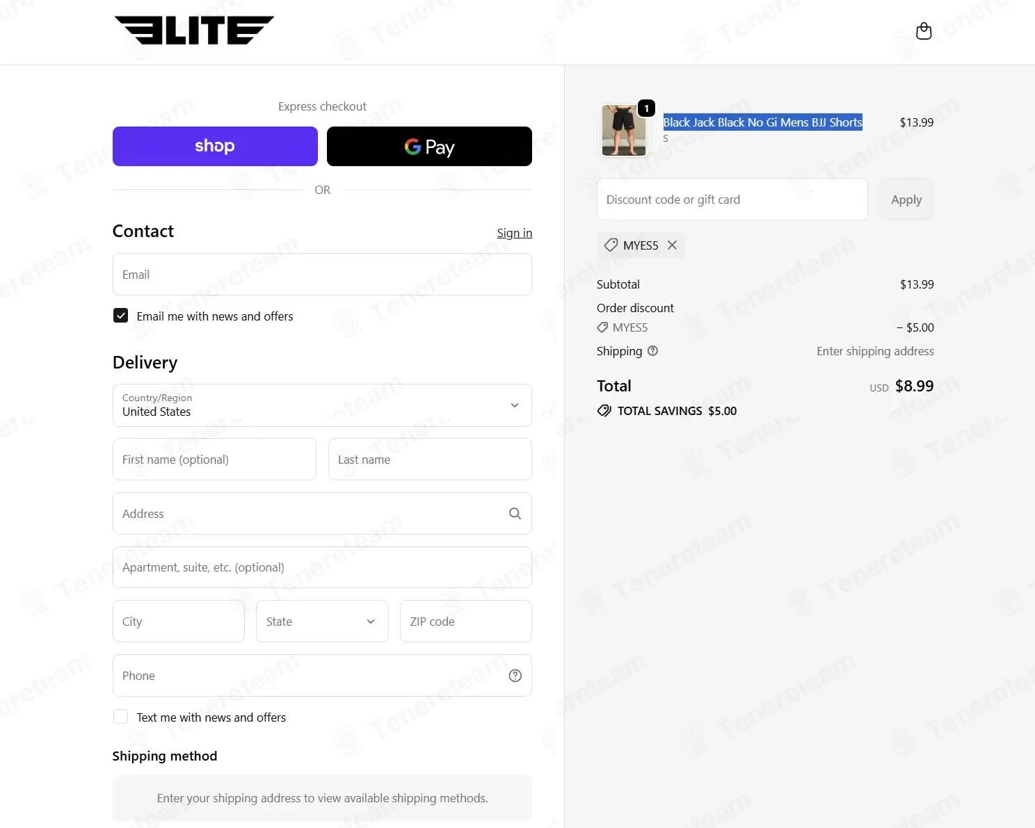 Elite Sports coupon code: $5 off with MYES5. Tested and valid as 4 days ago.