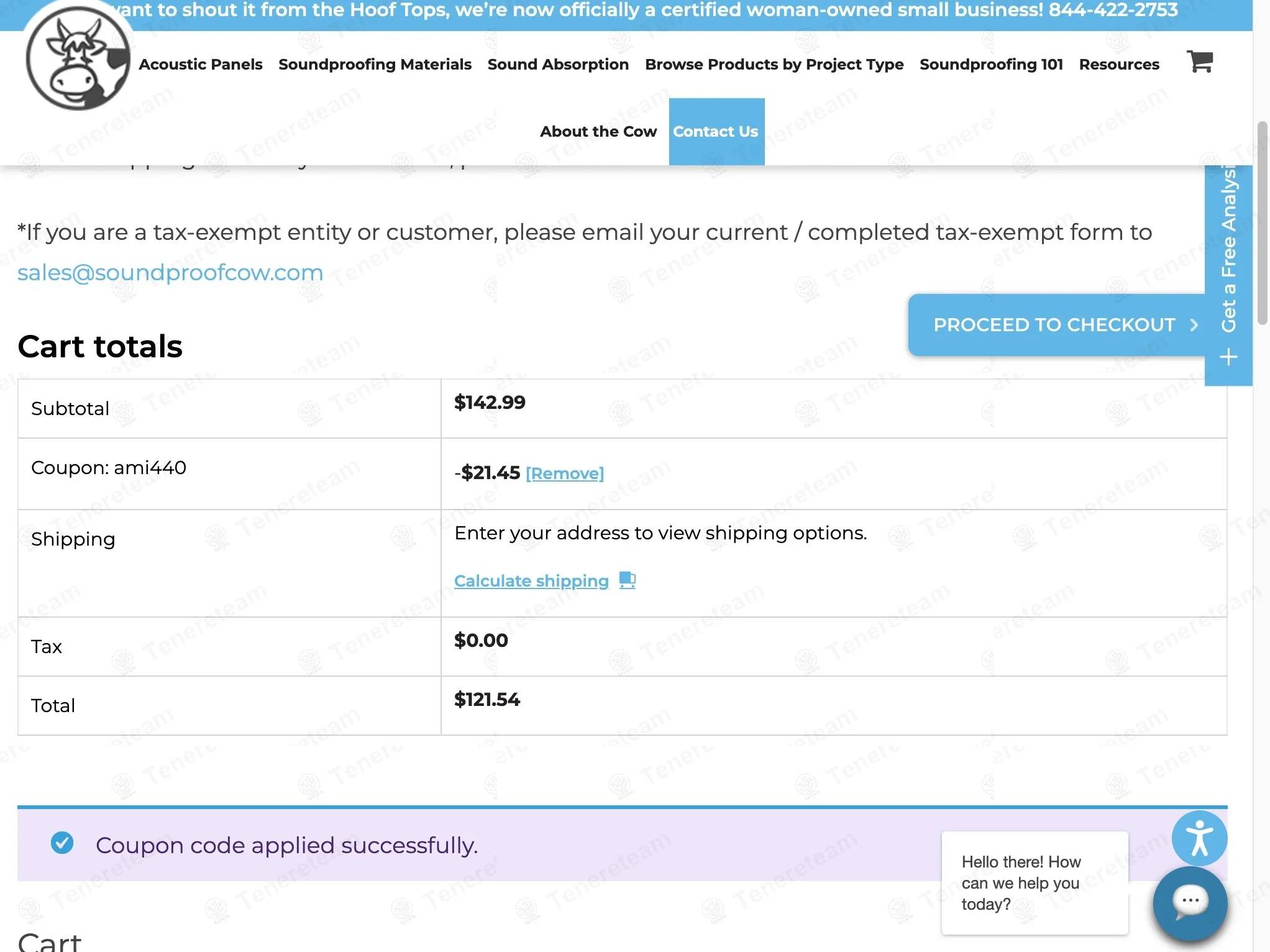 Soundproof Cow coupon code: 15% off with Ami440. Tested and valid as 10 months ago.