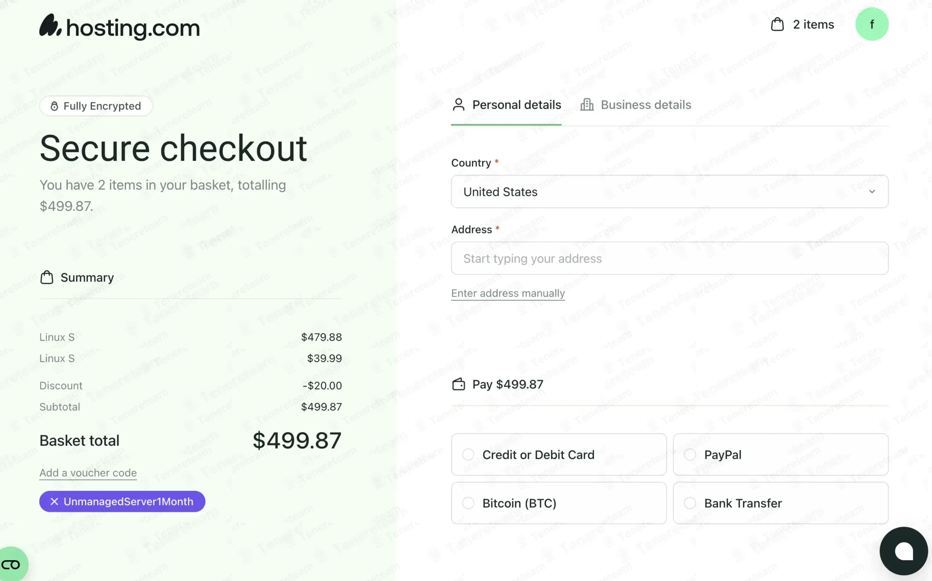 A2 Hosting coupon code: $20 off with UnmanagedServer1Month. Tested and valid as 1 month ago.