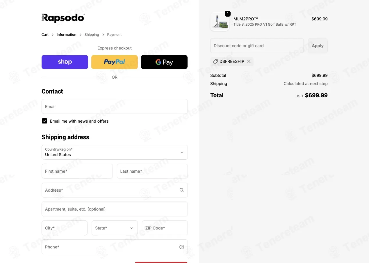 Rapsodo coupon code: Sale off with DSFREESHIP. Tested and valid as 1 month ago.