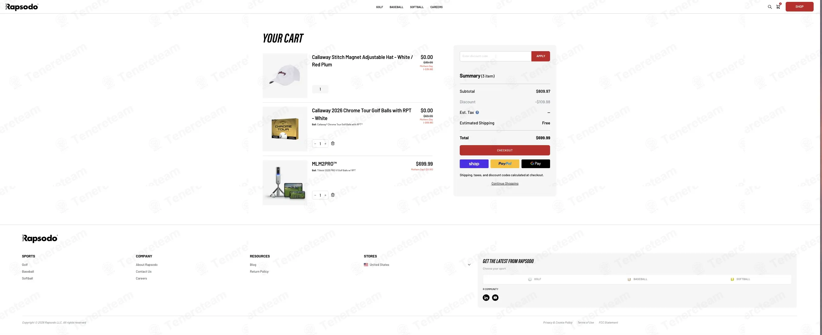 Rapsodo coupon code: Sale off with DSFREESHIP. Tested and valid as 1 month ago.
