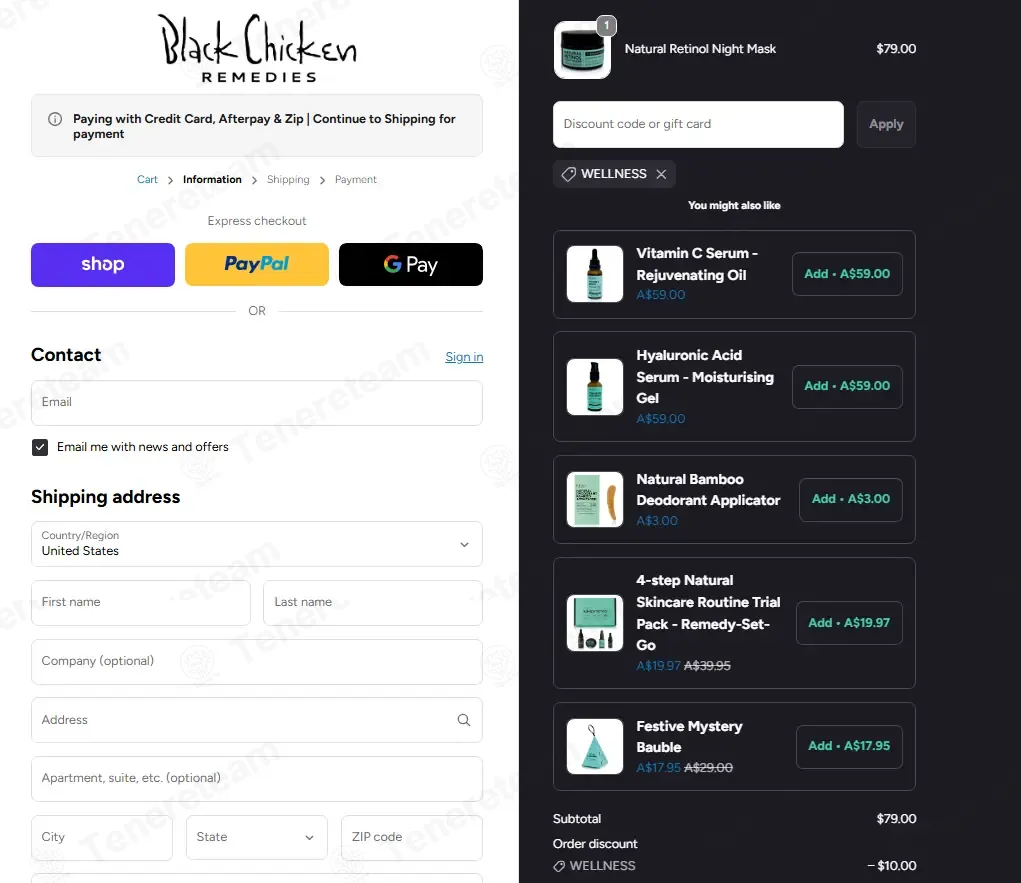 Black Chicken Remedies coupon code: $10 off with WELLNESS. Tested and valid as 8 months ago.