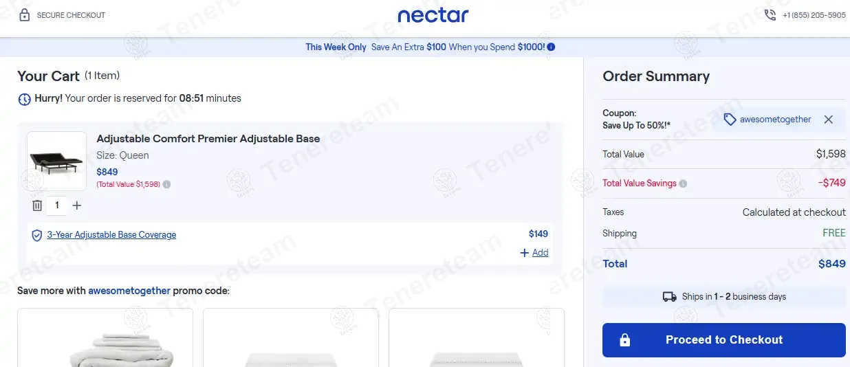 Nectar Sleep apply coupon code