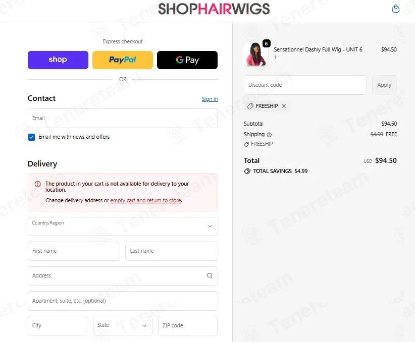 Shophairwigs coupon code: Sale off with FREESHIP. Tested and valid as 6 months ago.