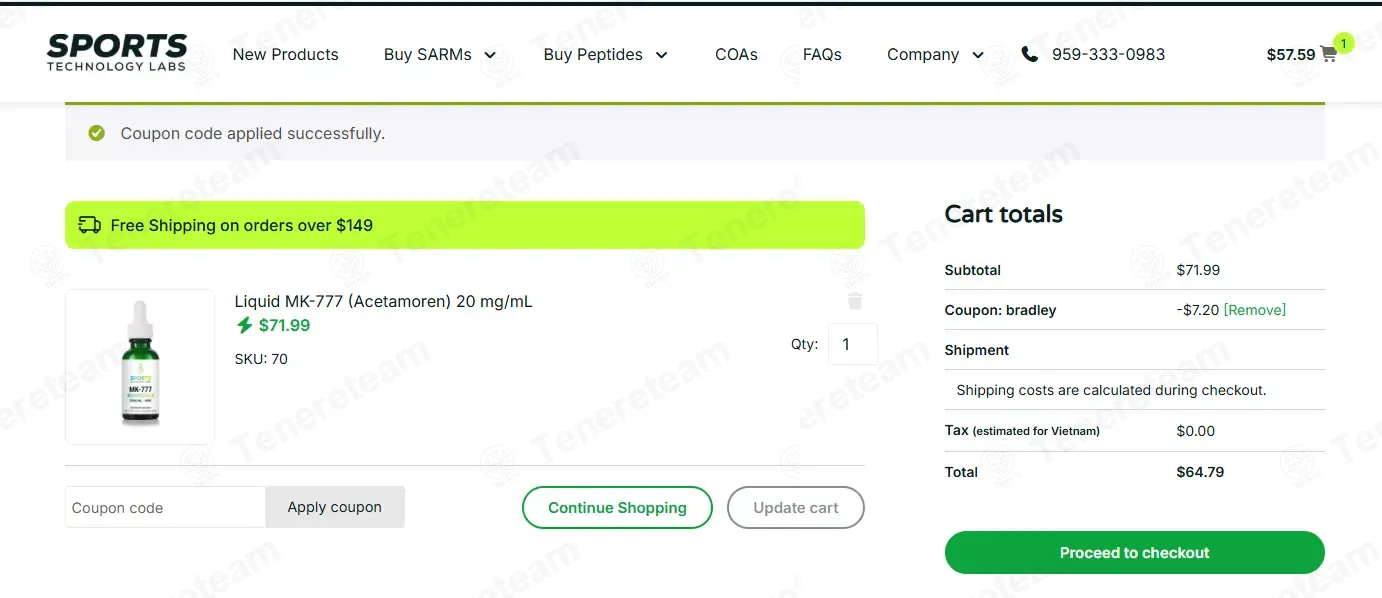 Sports Technology Labs coupon code re-checked and confirmed working at checkout