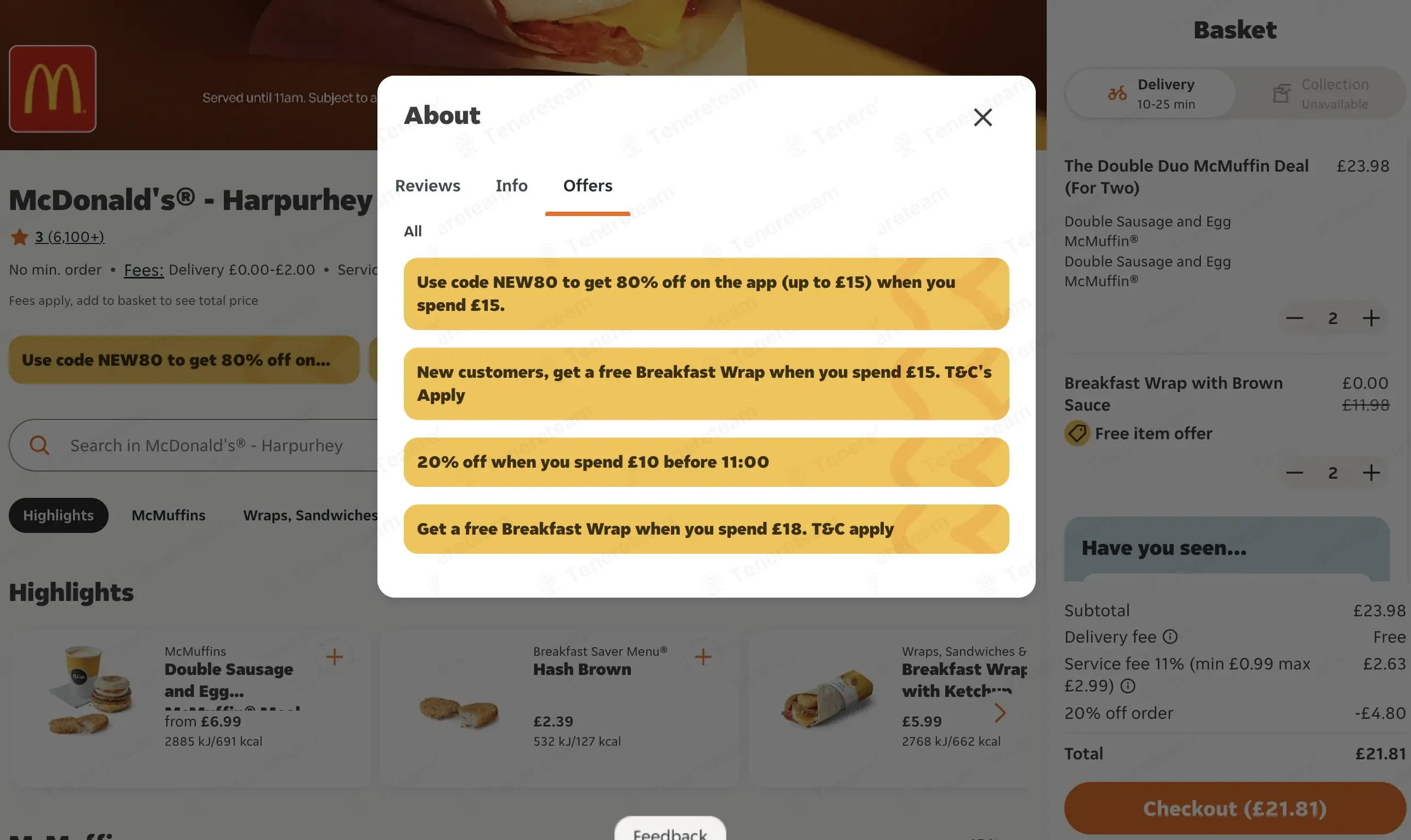 Just Eat Uk coupon code: 80% off with NEW80. Tested and valid as 2 months ago.
