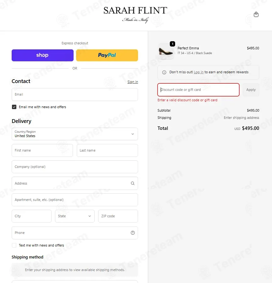 Sarah Flint coupon code: 25% off with JULY4TH. Tested and valid as 5 months ago.
