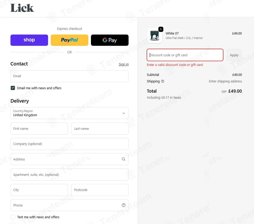 Lick coupon code: 10% off with LICKDESIGN10. Tested and valid as 1 month ago.