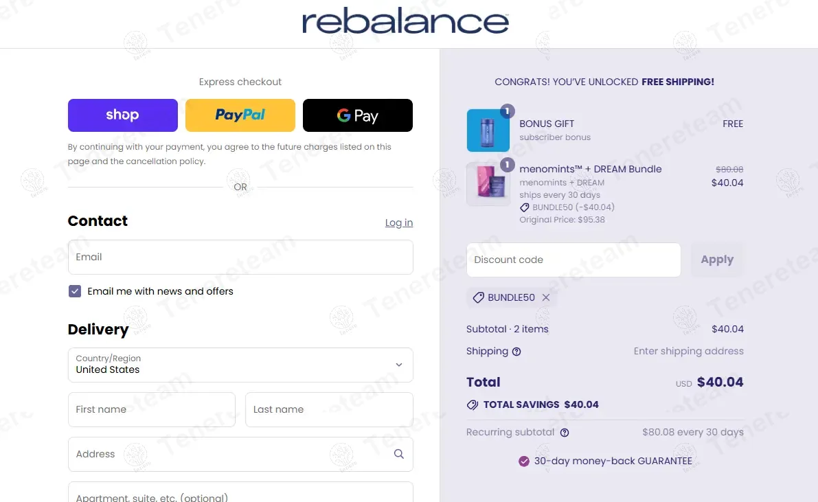 Rebalance Health coupon code: 50% off with bundle50. Tested and valid as 11 months ago.