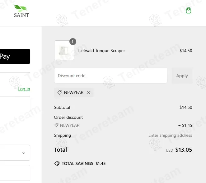 Saint Oral Care coupon code: 10% off with NEWYEAR. Tested and valid as 1 year ago.