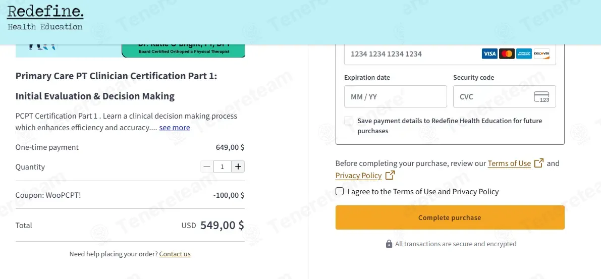 Redefine Health coupon code: $100 off with WooPCPT. Tested and valid as 6 days ago.